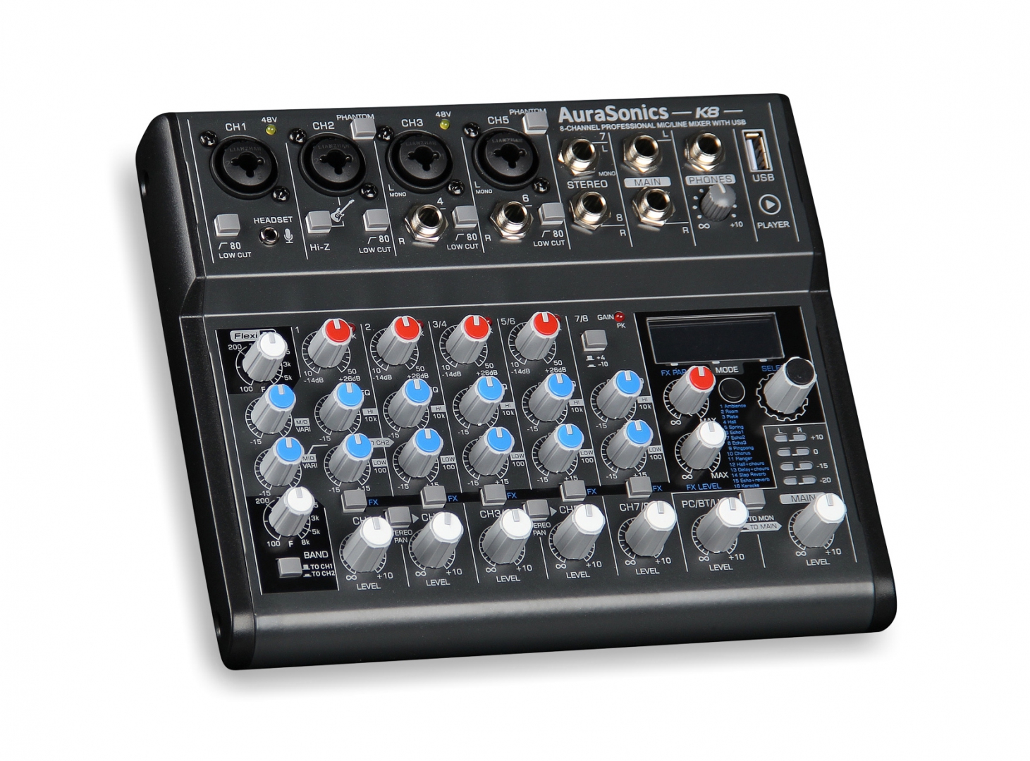 AuraSonics K8 компактный микшерный пульт в Тамбовской области