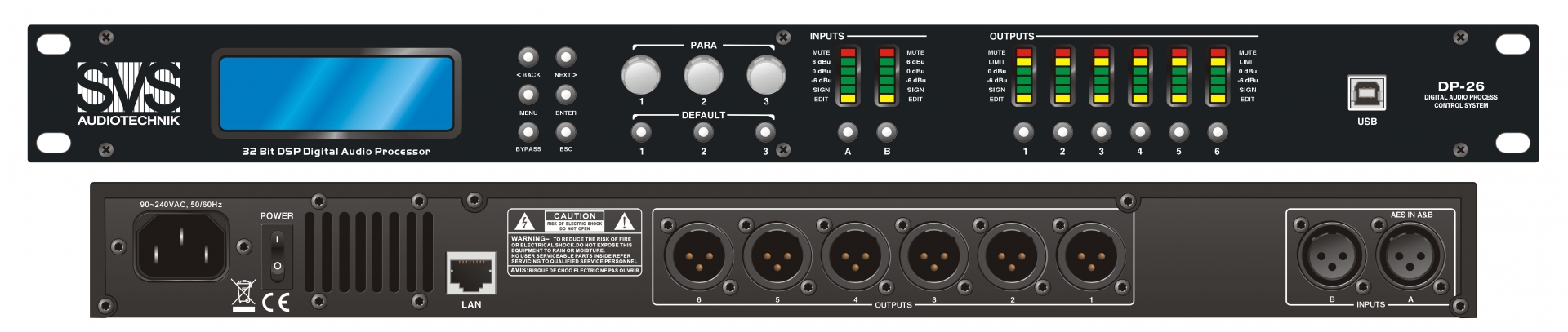 SVS Audiotechnik DP-26 Цифровой процессор: 2 входа 6 выходов в Тамбовской области