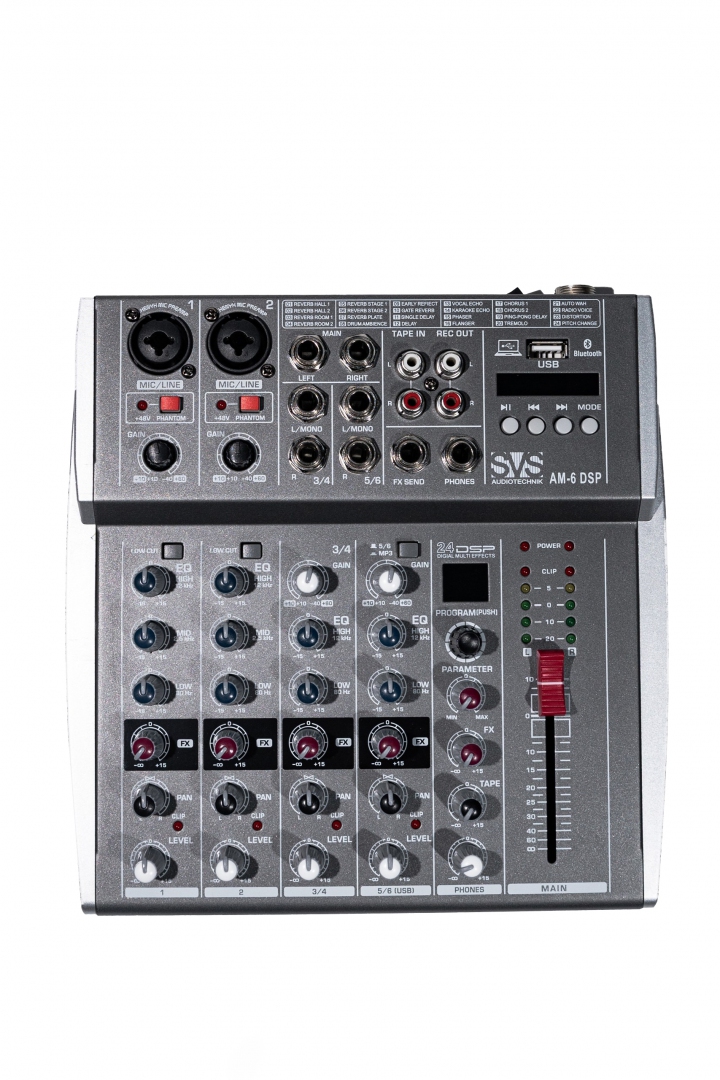 SVS Audiotechnik mixers AM-6 DSP Микшерный пульт аналоговый, 6-канальный SVS Audiotechnik mixers в Тамбовской области