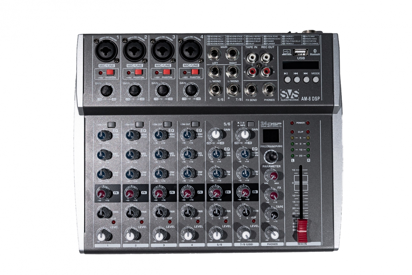 SVS Audiotechnik mixers AM-8 DSP Микшерный пульт аналоговый, 8-канальный в Тамбовской области